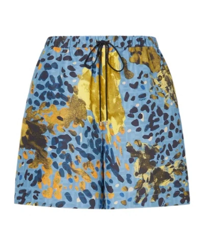 Fendi Multicolour Ff Nylon Printed Shorts