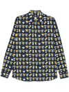 Fendi Shirt With Banners In Multi