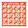 Fendi Multicolor Square Scarf With All-over Geometric Print And Ff Motif In Silk Woman