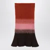 Fendi Gradient Mohair And Wool High-waisted Midi Skirt Clothing In Multi