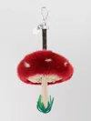 Fendi Mushroom Design Bag Featuring Leaf Accents In Red