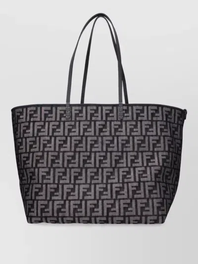 Fendi Na Fabric Tote Bag In Gray