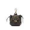 Fendi Nano Backpack Patterned Charm In Multi