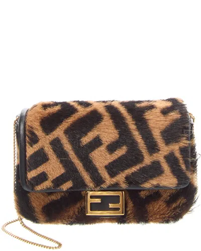 Fendi Nano Baguette Haircalf Bag Charm