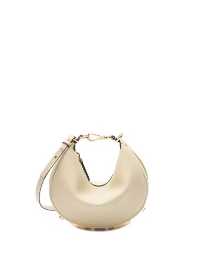 Fendi Nano Graphy Tote Bag In Neutrals