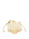 Fendi Nano Mamma Shoulder Bag In Neutral