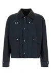 FENDI NAVY BLUE COTTON BLEND JACKET