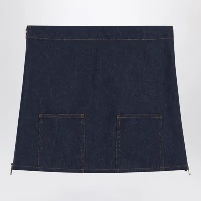 Fendi Navy Blue Mini Skirt