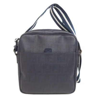 Pre-owned Fendi Navy Pvc Shoulder Bag ()