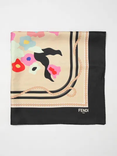 Fendi Neck Scarf Woman  In Brown