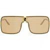 Fendi Ness 67.2mm Oversize Mask Sunglasses In Neutral