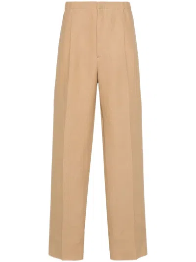 FENDI STRAIGHT-LEG-HOSE AUS CANVAS