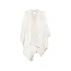 Fendi Geometric-patterned Cape In White