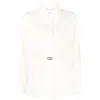 Fendi Lapel Casual Jacket In Neutral
