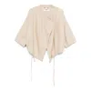 Fendi Ff-jacquard Drawstring Jacket In Neutral