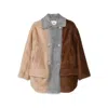 Fendi Women Alpaca And Wool Double-breasted Coat In Multi
