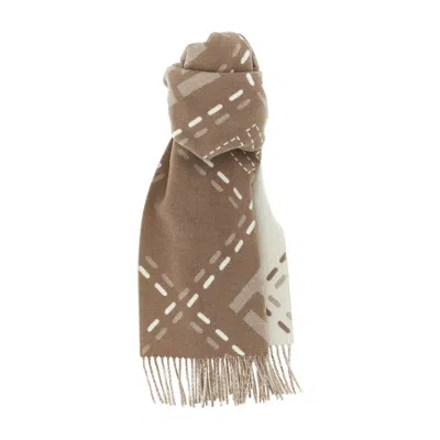 FENDI FENDI NEUTRALS SCARVES WOMEN