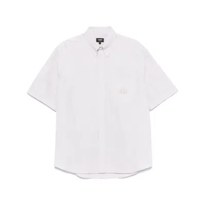 Fendi Neutrals Shirts Men In White