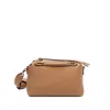 Fendi Brown By The Way Medium Selleria Handbag In White