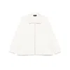 Fendi High-neck Zip-up Jacket In White