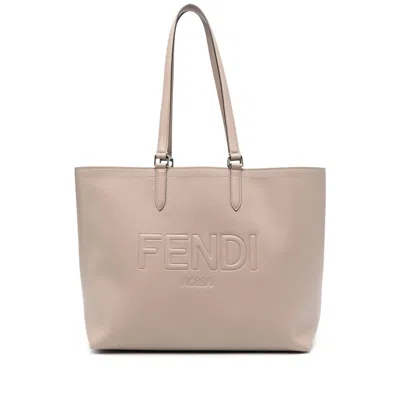 Fendi Neutrals Tote Bags Men In White