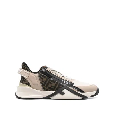 Fendi Neutrals Trainers - Low-tops Men In White