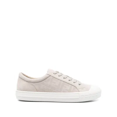 Fendi Neutrals Trainers - Low-tops Men In White