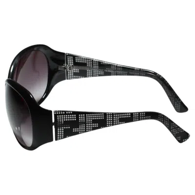 Pre-owned Fendi New  Black Ff Logo Sunglasses With Case