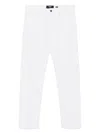 Fendi Ff-embroidered Jeans In White