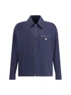 Fendi Men Cotton Jacket With Ff Detail