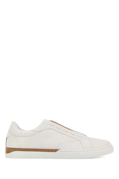 Fendi No Lace Sneakers Elastic Band In White