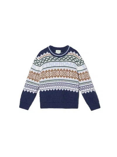 Fendi Norwegian Sweater In Multicolor