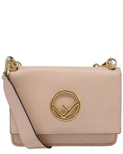 FENDI FENDI NUDE LEATHER MEDIUM KAN I SHOULDER BAG (AUTHENTIC PRE-LOVED)