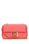 Fendi Medium Baguette Chain Shoulder Bag In Pink