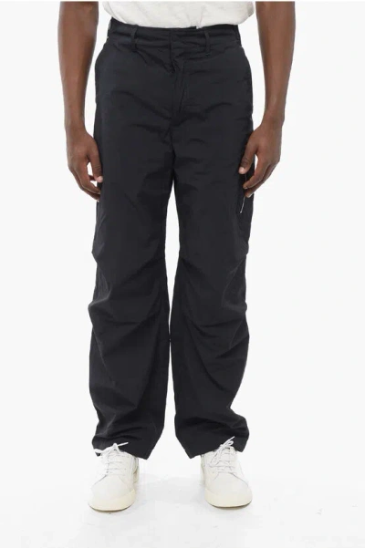 Fendi Nylon Cargo Pants With Hidden Closure