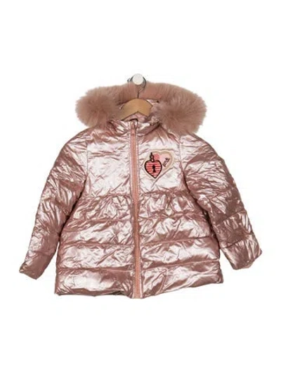 Pre-owned Fendi Babies' Nylon Jacket In Pink