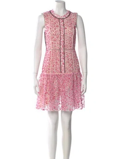 Pre-owned Fendi Nylon Mini Dress In Multi