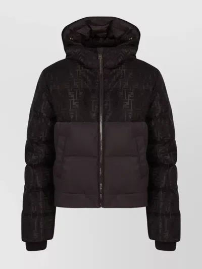 FENDI NYLON QUILTED SHORT PARKA HOOD