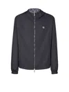 Fendi Midnight Blue Polyester Reversible Windbreaker In Blue