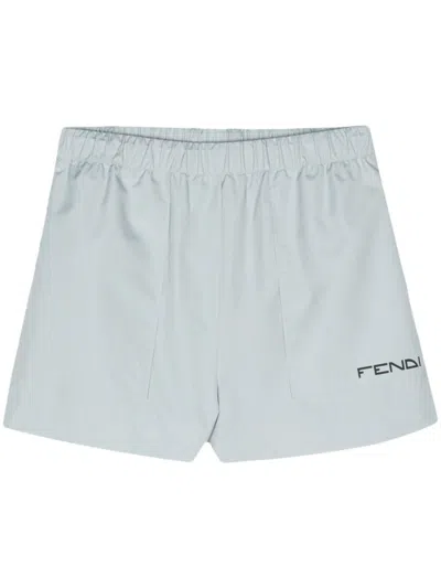 Fendi Women Nylon Shorts In Multi