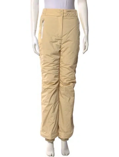 Pre-owned Fendi Nylon Wide Leg Pants In Neutral