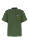 Fendi Logo Print Short-sleeved T-shirt In Verde