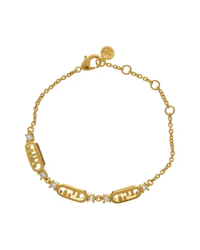 Fendi O'lock Bracelet In Brown