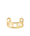 Fendi Forever Bangle In Yellow