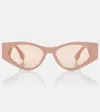 Fendi O'lock Cat-eye Sunglasses In Pink