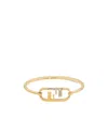 Fendi Gold-colored Bracelet In Yellow
