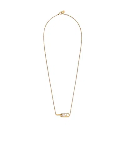 Fendi Gold-colored Necklace In Golden