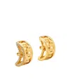 Fendi O'lock Earrings In Gold