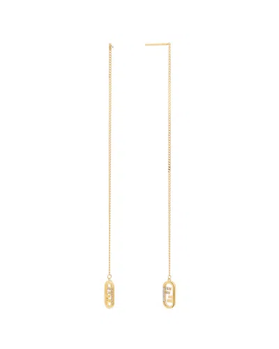 Fendi O'lock Earrings In Gold
