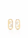 FENDI FENDI O'LOCK EARRINGS